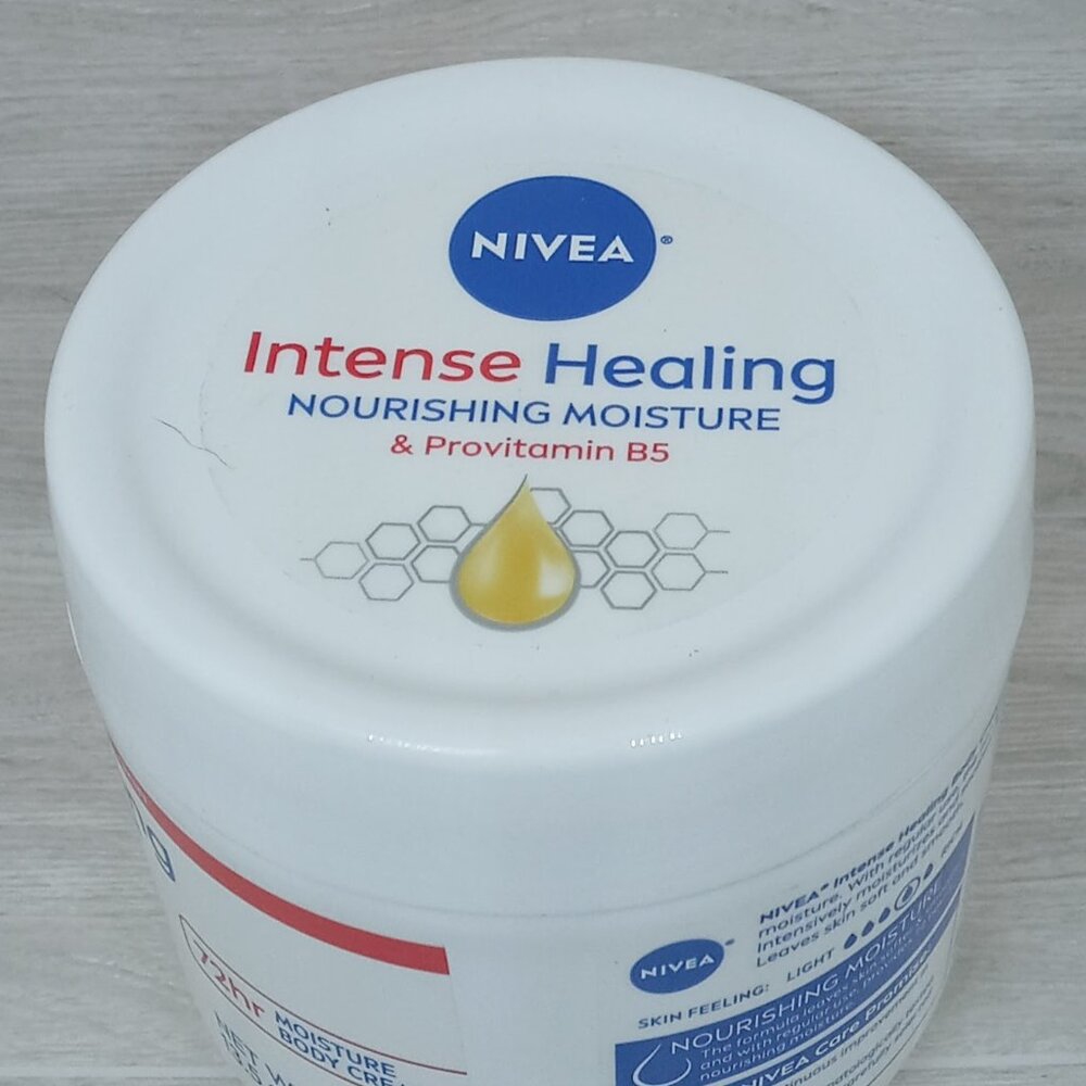 NIVEA Intense Healing Cream, 72-Hour Moisture, Provitamin B5 Enriched, 13.5 oz - Picture 3 of 5